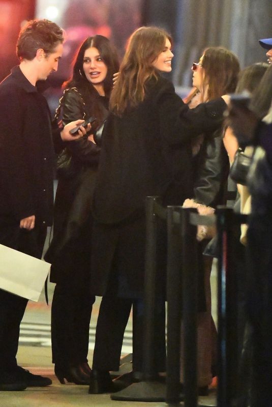 KAIA GERBER Meets up with CAMILA MORRONE at Joyface Bar in New York 04/06/2024