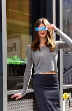 KAIA GERBER Ready to See Eclipse Out in New York 04/08/2024