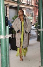KANDI BURRUSS Arrives at What Happens Live with Andy Cohen in New York 04/22/2024