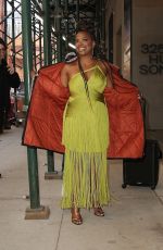 KANDI BURRUSS Arrives at What Happens Live with Andy Cohen in New York 04/22/2024