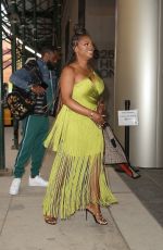 KANDI BURRUSS Arrives at What Happens Live with Andy Cohen in New York 04/22/2024
