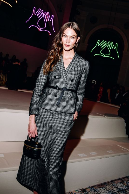 KARLIE KLOSS at Dior Pre-Fall 2024 Fashion Show at Brooklyn Museum in New York 04/15/2024