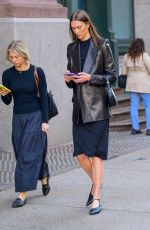 KARLIE KLOSS Heading to a Subway Station in New York 04/16/2024