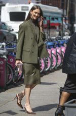 KARLIE KLOSS Out and About in New York 04/09/2024