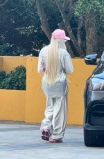 KAROL G Out in a Silver Jumpsuit in Miami 04/20/2024