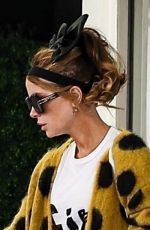 KATE BECKINSALE Leaves a Skin Care Clinic in Beverly Hills 04/16/2024