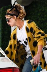 KATE BECKINSALE Leaves a Skin Care Clinic in Beverly Hills 04/16/2024