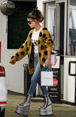 KATE BECKINSALE Leaves a Skin Care Clinic in Beverly Hills 04/16/2024
