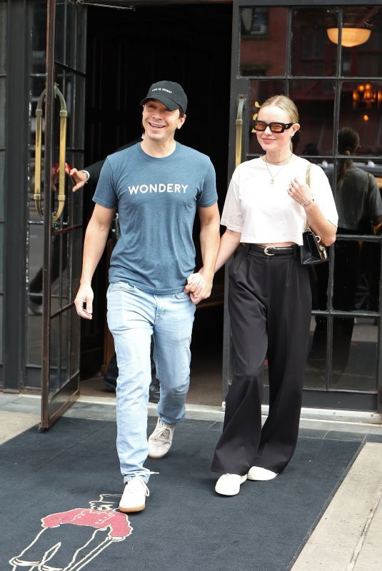 KATE BOSWORTH and Justin Long Leaves Bowery Hotel in New York 04/06/2024