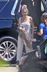 KATE HUDSON Arrives on the Set of Untitled Basketball Project in Los Angeles 04/25/2024