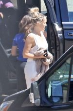 KATE HUDSON Arrives on the Set of Untitled Basketball Project in Los Angeles 04/25/2024