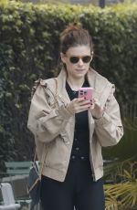 KATE MARA Leaves Pilates Class in Los Feliz 04/12/2024