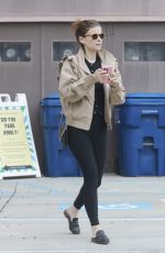 KATE MARA Leaves Pilates Class in Los Feliz 04/12/2024