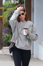 KATE MARA on a Coffee Run in Los Angeles 04/15/2024