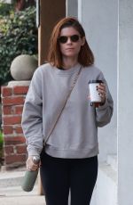 KATE MARA on a Coffee Run in Los Angeles 04/15/2024