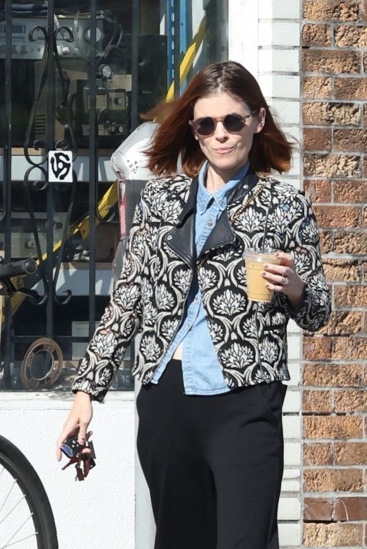 KATE MARA Out for Iced Coffee in Los Angeles 04/03/2024