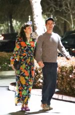 KATE THOMAS and Andrew Garfield on Double Date with PHOEBE BRIDGERS and Bo Burnham at Zinque in Malibu 03/31/2024