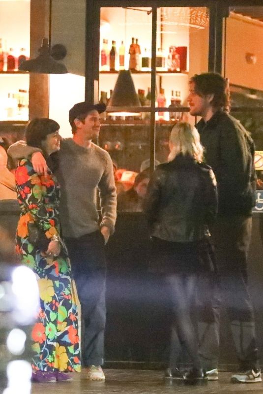 KATE THOMAS and Andrew Garfield on Double Date with PHOEBE BRIDGERS and Bo Burnham at Zinque in Malibu 03/31/2024
