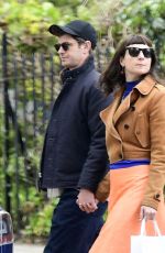 KATE TOMAS and Andrew Garfield Out in Primrose Hill 04/20/2024