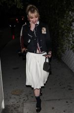 KATHRYN NEWTON Arrives at Hacks Party at Chateau Marmont in Los Angeles 04/24/2024