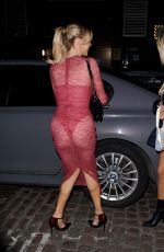 KATIE CASSIDY Leaves Chiltern Firehouse in London 04/20/2024