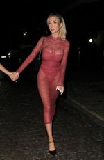 KATIE CASSIDY Leaves Chiltern Firehouse in London 04/20/2024