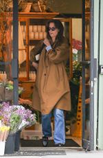 KATIE HOLMES at a Retail Store in New York 04/18/2024