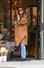 KATIE HOLMES at a Retail Store in New York 04/18/2024