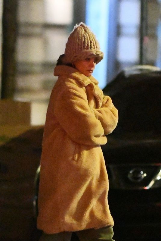 KATIE HOLMES Night Out in New York 04/19/2024