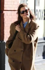 KATIE HOLMES Out and About in New York 04/07/2024