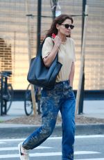 KATIE HOLMES Out and About in New York 04/10/2024