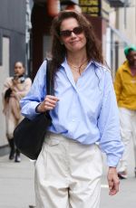 KATIE HOLMES Out and About in New York 04/17/2024