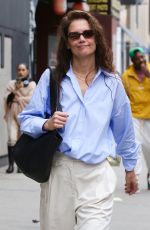 KATIE HOLMES Out and About in New York 04/17/2024
