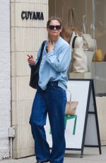 KATIE HOLMES Out and About in New York 04/19/2024