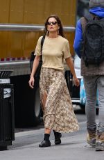 KATIE HOLMES Out in New York 04/12/2024