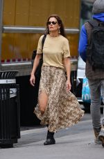 KATIE HOLMES Out in New York 04/12/2024