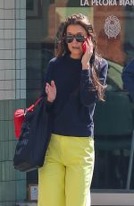 KATIE HOLMES Out in New York 04/26/2024