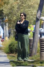 KATIE MALONEY Leaves New Restaurant Something About Her in West Hollywood 04/24/2024