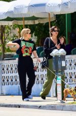KATIE MALONEY Leaves New Restaurant Something About Her in West Hollywood 04/24/2024