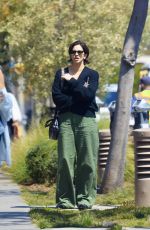 KATIE MALONEY Leaves New Restaurant Something About Her in West Hollywood 04/24/2024