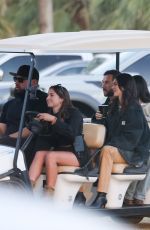 KENDALL JENNER Arrives on a Golf Cart to Watch Morgan Wallen