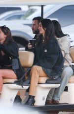 KENDALL JENNER Arrives on a Golf Cart to Watch Morgan Wallen