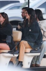 KENDALL JENNER Arrives on a Golf Cart to Watch Morgan Wallen