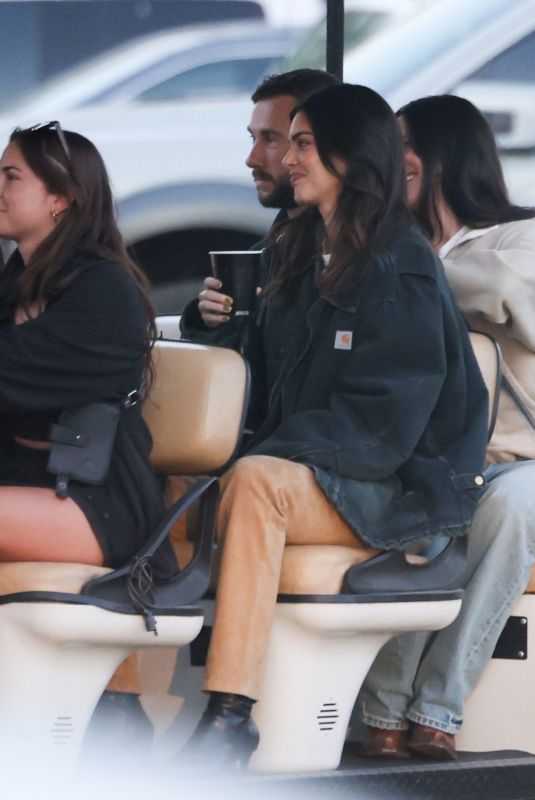KENDALL JENNER Arrives on a Golf Cart to Watch Morgan Wallen