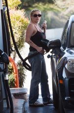 KESHA at a Gas Station in Los Angeles 04/11/2024