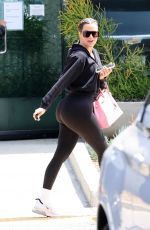 KHLOE KARDASHIAN Leaves a Business Meeting in Calabasas 04/19/2024