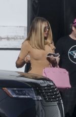 KHLOE KARDASHIAN Out and About in Los Angeles 04/12/2024