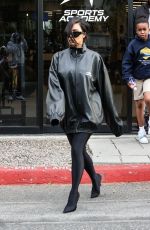 KIM KARDASHIAN Arrives at Her Son