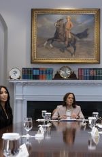 KIM KARDASHIAN Joins Kamala Harris to Discuss Criminal Justice Reform 04/25/2024