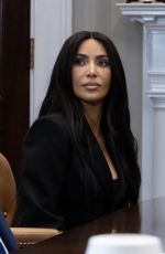 KIM KARDASHIAN Joins Kamala Harris to Discuss Criminal Justice Reform 04/25/2024